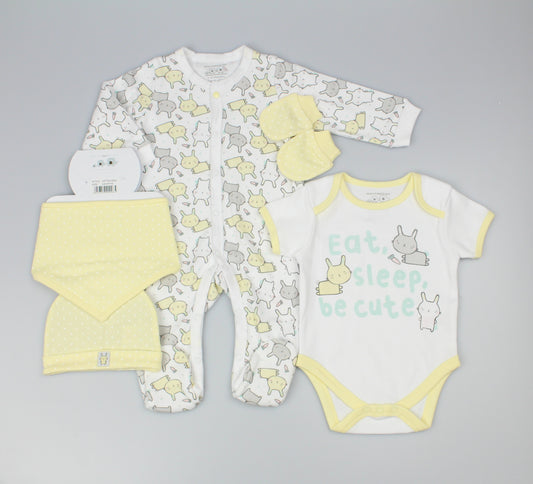 5pc Gift Set - Eat,Sleep,Be Cute (0-9m) (PK6) M15922