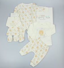 7pc Baby Mesh Bag Gift Set - White Lion (PK6) (0-6m) N14712