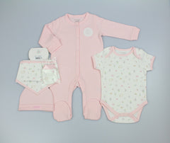 5pc Gift Set - Pink Teddy (0-9m) (PK6) N14774