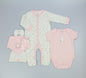 5pc Gift Set - Pink Teddy (0-9m) (PK6) N14775