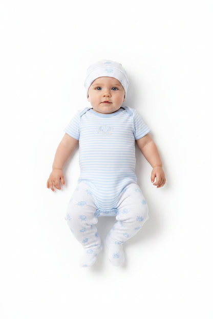 6pc Baby Mesh Bag Gift Set - Blue Elephant (PK4) (NB-6m) H12670NB