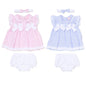 Baby Girls Dress, Pant & Headband Set - Bows/Stripe (9-24m) (PK6) H12800INF