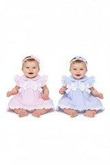 Baby Girls Dress, Pant & Headband Set - Bows/Stripe (9-24m) (PK6) H12800INF