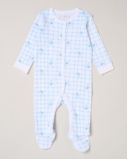 5pc Baby Mesh Bag Gift Set - Blue Happy Bear (PK4) (NB-6m) H12814NB