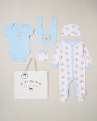 5pc Gift Set - Blue Bear (NB-6m) (PK4) H15241