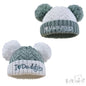 Sage Infants Turnover Hat - I Love Mummy/Daddy (NB-12) (PK6) H682-SG