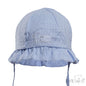 BLUE HAT W/LITTLE PRINCE EMB  (0-24 M) (PK 6) H86-B