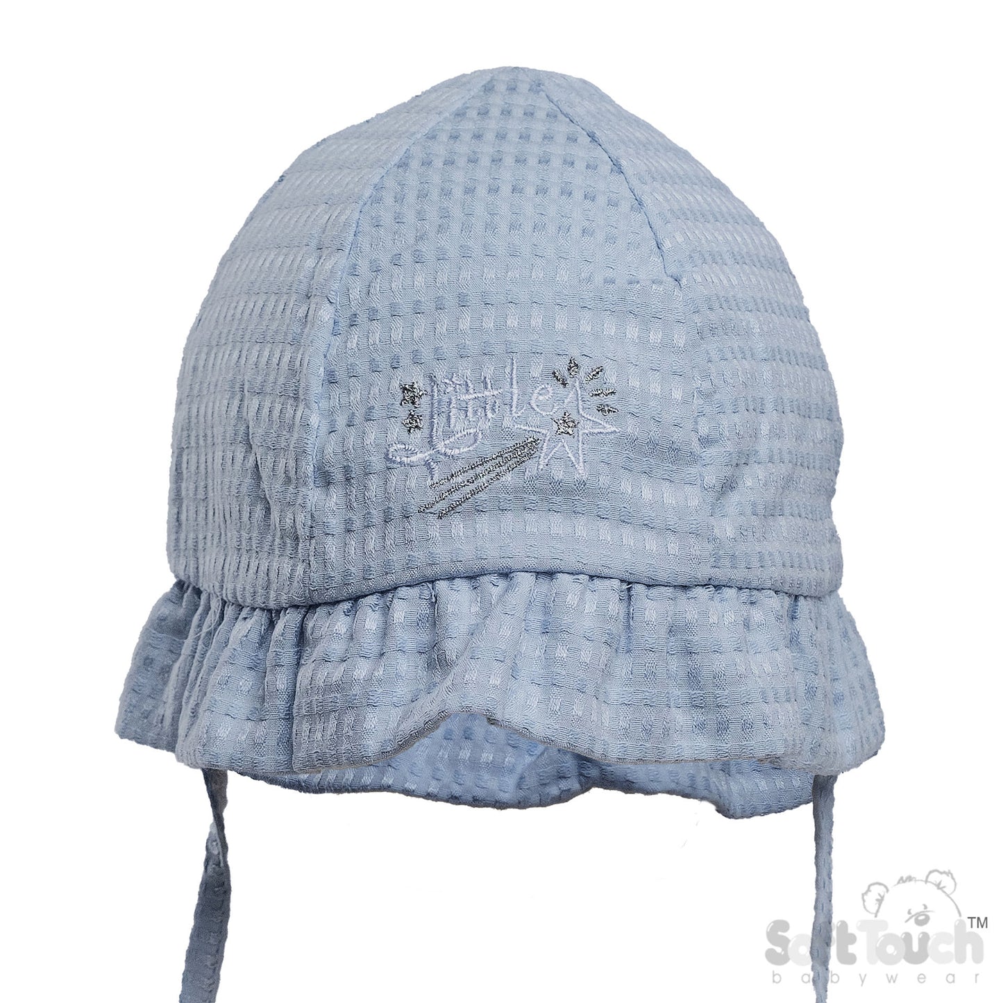 BLUE HAT W/LITTLE STAR EMB (0-24 M) (PK 6) H88-B