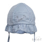 BLUE HAT W/LITTLE STAR EMB (0-24 M) (PK 6) H88-B