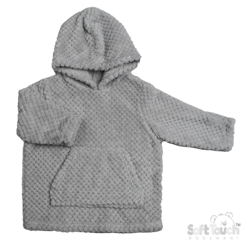 Grey Waffle Hoodie (6M-3Y) (PK6) HD110G