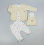4pc Quilted Jacket Set - Elephant/Duck (PK6) (0-6m) N14730