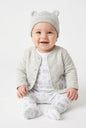 4pc Quilted Jacket Set - Grey Farm (PK6) (0-6m) N14735