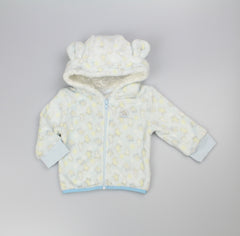Baby Fleece Zipped Jacket - Blue Jungle (6-24m) (PK6) N34669