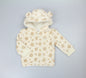 Baby Fleece Zipped Jacket - Beige Teddy Check (6-24m) (PK6) N34674