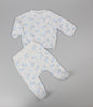 Baby Boys 2pc Cotton Rib Top/Jogger Set - Sky (0-6m) (PK6) J13803