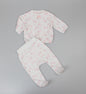 Baby Girls 2pc Cotton Rib Top/Jogger Set - Pink (0-6m) (PK6) J13807