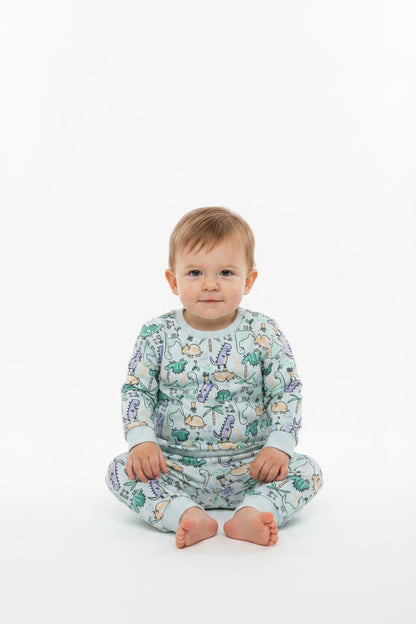 Baby Boys Top & Jog Pant Set - Dino (1-2yrs) (PK6) J33897