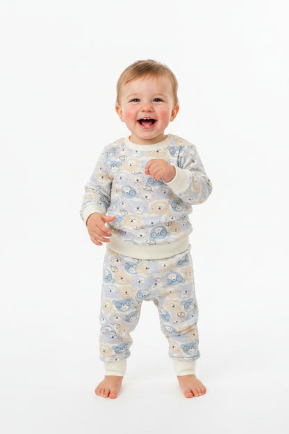 Baby Boys Top & Jog Pant Set - Bears (1-2yrs) (PK6) J33898