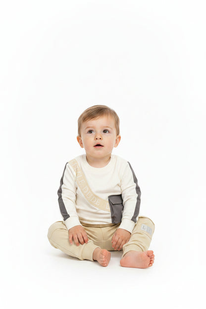Baby Boys Top & Jog Pant Set - Little Dude (1-2yrs) (PK6) J33899