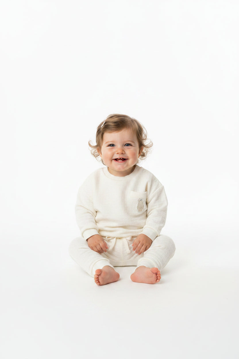 Baby Boys 2pc Set - Off-White (0-9m) (PK6)  M15963