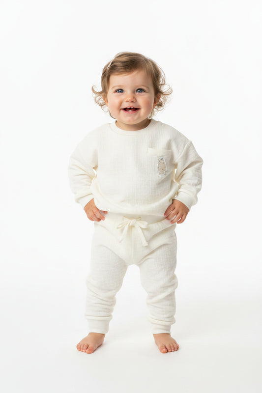 Baby Boys 2pc Set - Off-White (0-9m) (PK6)  M15963