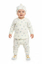 Baby Boys 4pc Set - Cars/Cream (0-9m) (PK6)  M15983