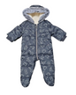Baby Padded Unisex Snowsuit - Dino (3-6m) (PK6) SS111