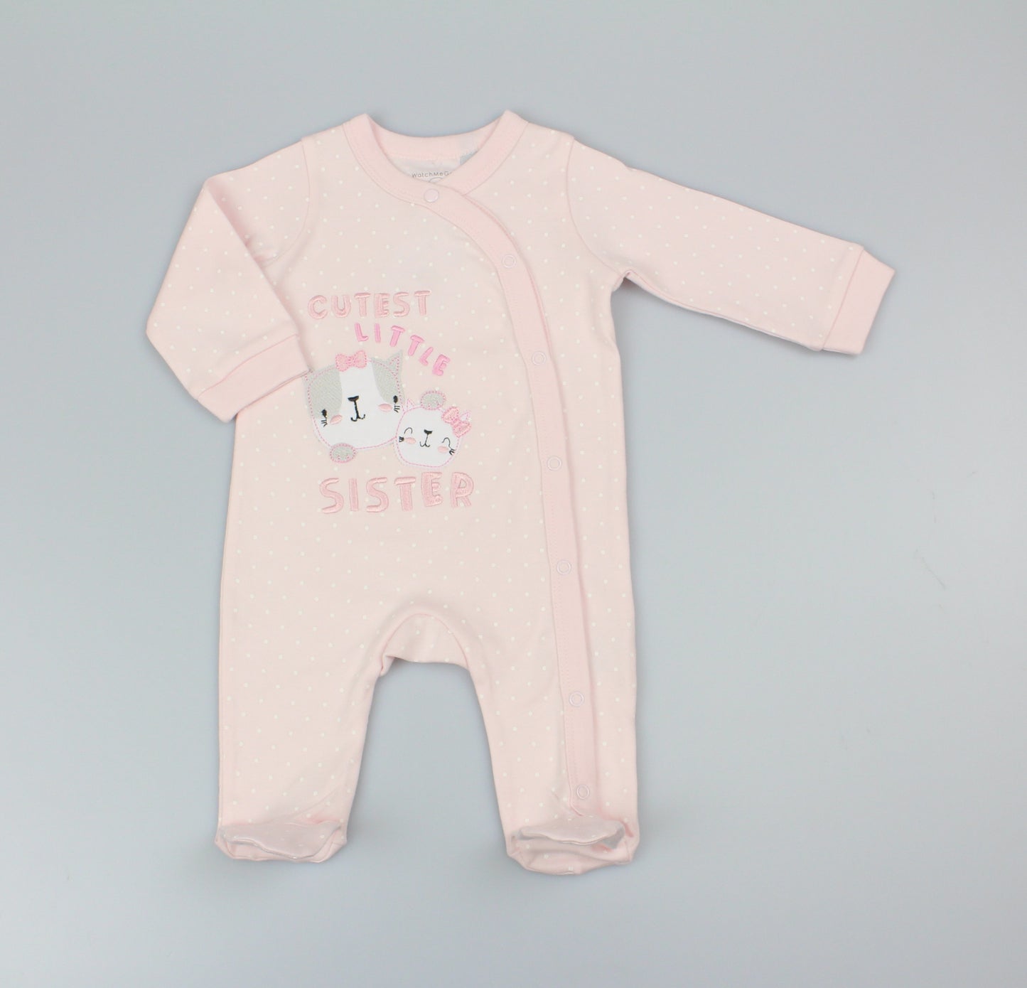 Baby All in One - Cutest Little Sister (NB-3m) (PK6)  M15938