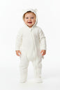 Baby Plain Hooded All in One - Cream (0-9m) (PK6)  M15960