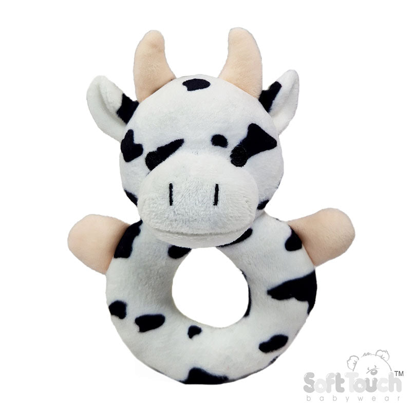 Ring Rattle Toy - Cow (15cm) (PK6) RT56