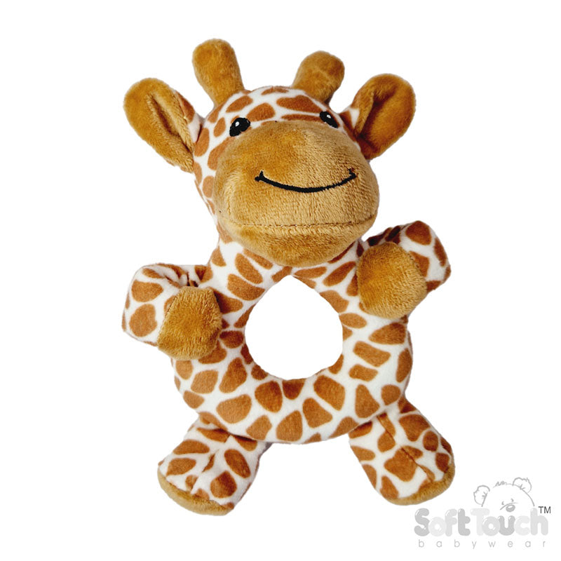 Ring Rattle Toy - Giraffe (15cm) (PK6) RT58