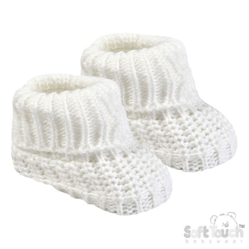 ACRYLIC BABY BOOTEES - S438W