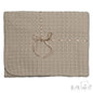 Coffee Waffle Shawl - Ribbon (95x95cm) (PK4) SH12-COF