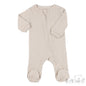 Ribbed Sleepsuit - Biscuit (3-6m) (PK6) - SS4600-BI-36
