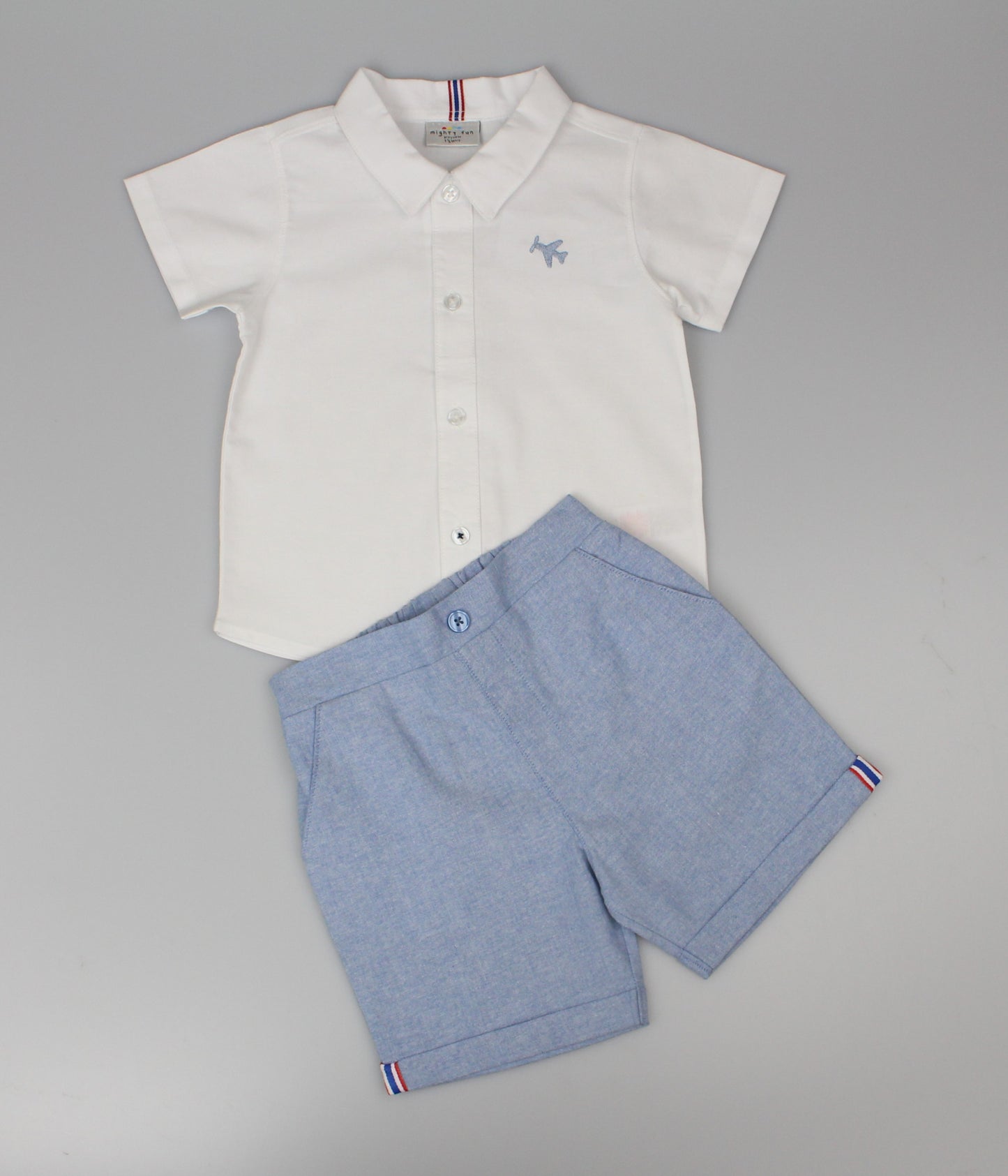Baby Boys 2pc Shirt/Shorts Set - Plane (1-2y) (PK6) J33819