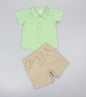 Baby Boys 2pc Shorts Set - Lime Green (1-2Years) (PK6) M34314