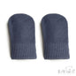 Dusky Blue Brushed Cotton Knit Mittens (NB-12) (PK12) BM704db