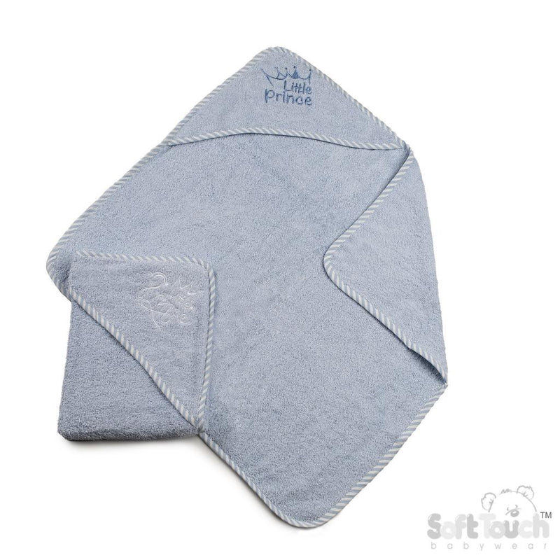 Blue Hooded Towel - Prince (70X70cm) (PK6) HT13B