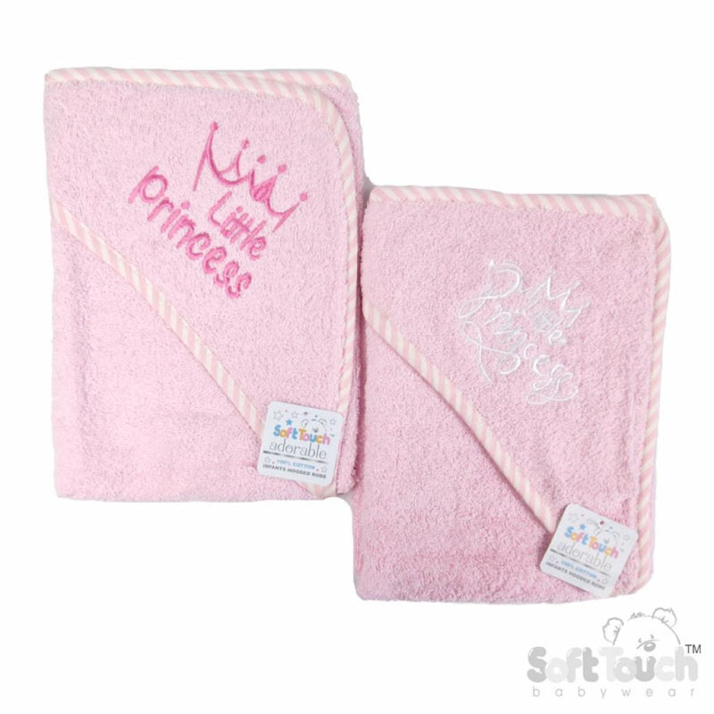 Pink Hooded Towel - Princess (70X70cm) (PK6) HT13P