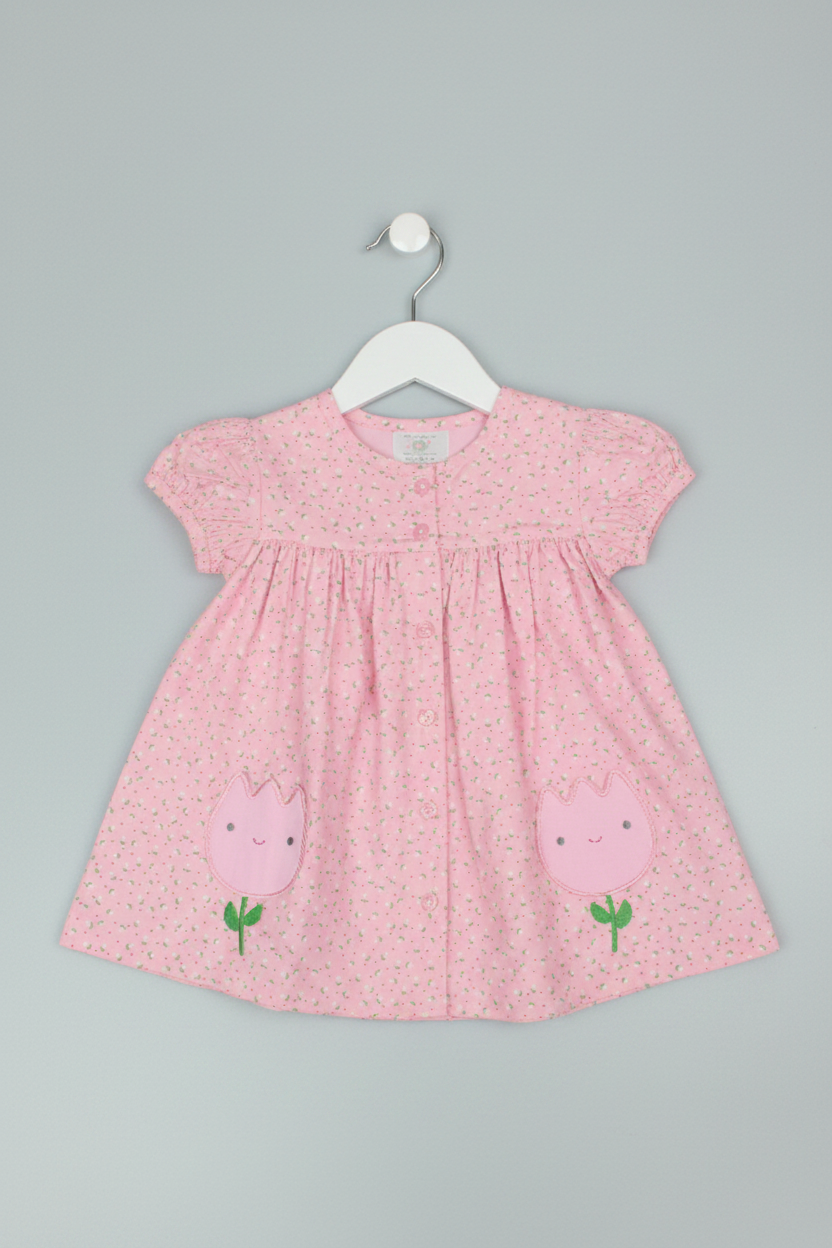 Baby Summer Dress - Tulips (1-2yrs) (PK6) - K34215