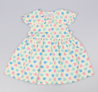 Baby Summer Dress -  Dolphin (1-2yrs) (PK6) - K34204