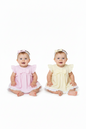 Baby Girls Dress, Pant & Headband Set - Lemon/Pink (0-9m) (PK6) H12803NB