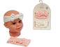 Baby Girls 2 Headbands with Bow Set - Pink (0-6m) (PK6) GP-25-1399