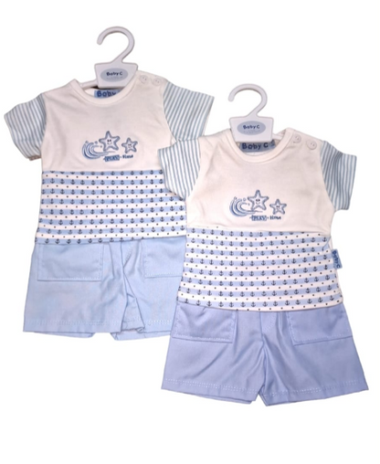 Premature Boys 2 Set - Nautical stars - 3/8lbs - (PK12) 7511