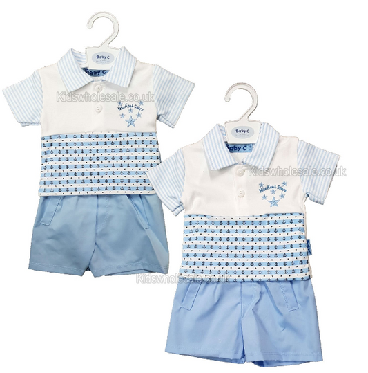Premature Boys 2 Set - Nautical stars - 3/8lbs - (PK12) 7510