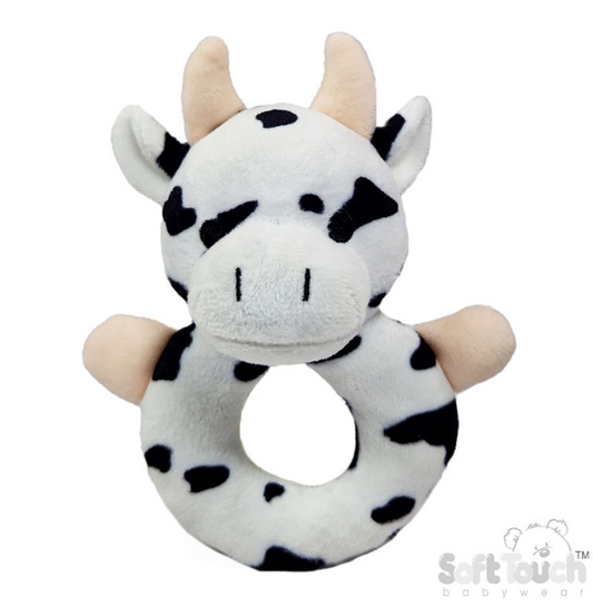 Ring Rattle Toy - Cow (15cm) (PK6) RT56