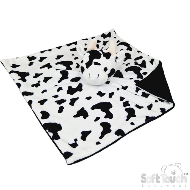 Mink Fabric Comforter - Cow (36x36cm) (PK6) BC56