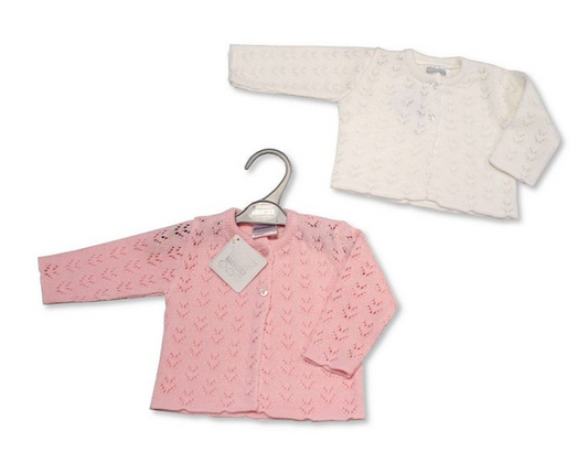 Knitted Baby Girls Cardigan - (9-24 Months) (PK6) Bw-10-183
