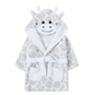 Baby Embossed All Over Print Zebra Hooded Dressing Gown (6-24 Months) (PK6) 18c539