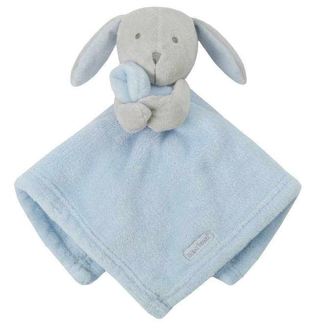 BABY NOVELTY BUNNY COMFORTER-SKY (PK6) (19C253)